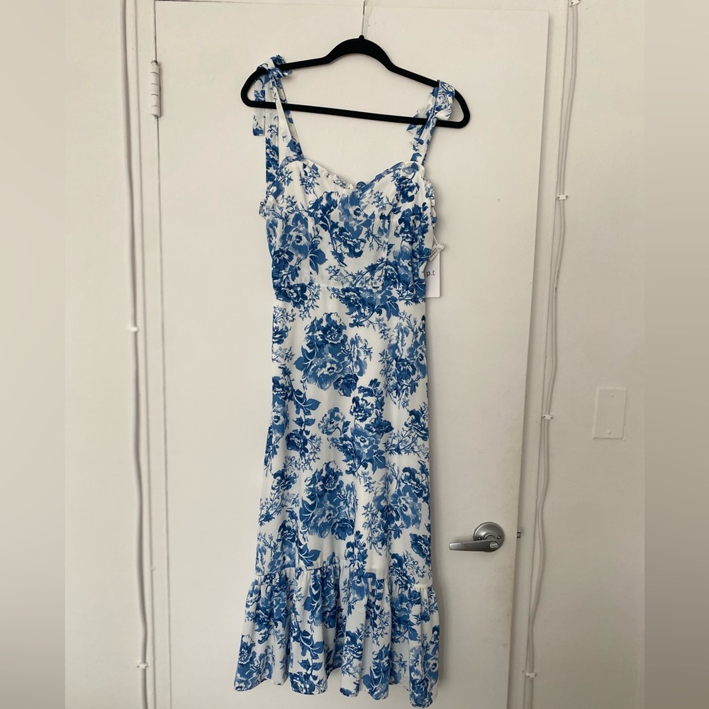 OPT Blue Floral Dress